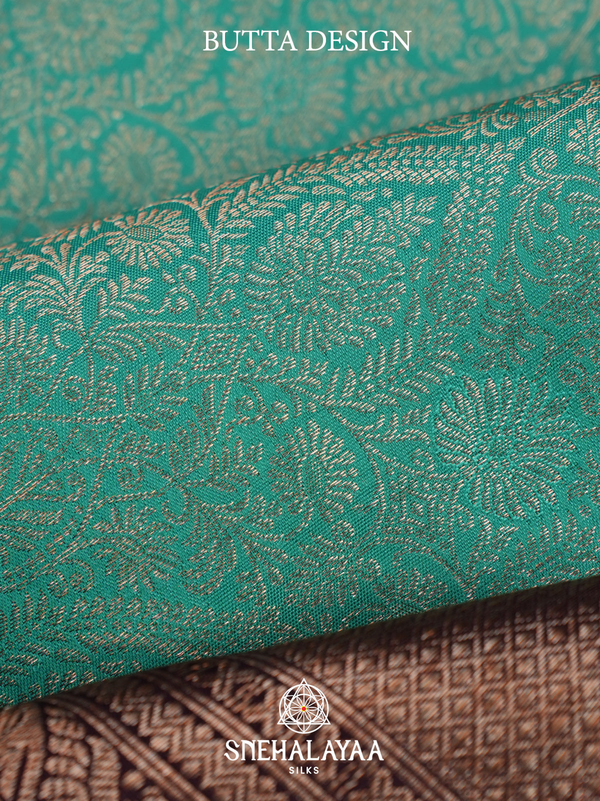 Teal Green Kanjivaram Silk Saree