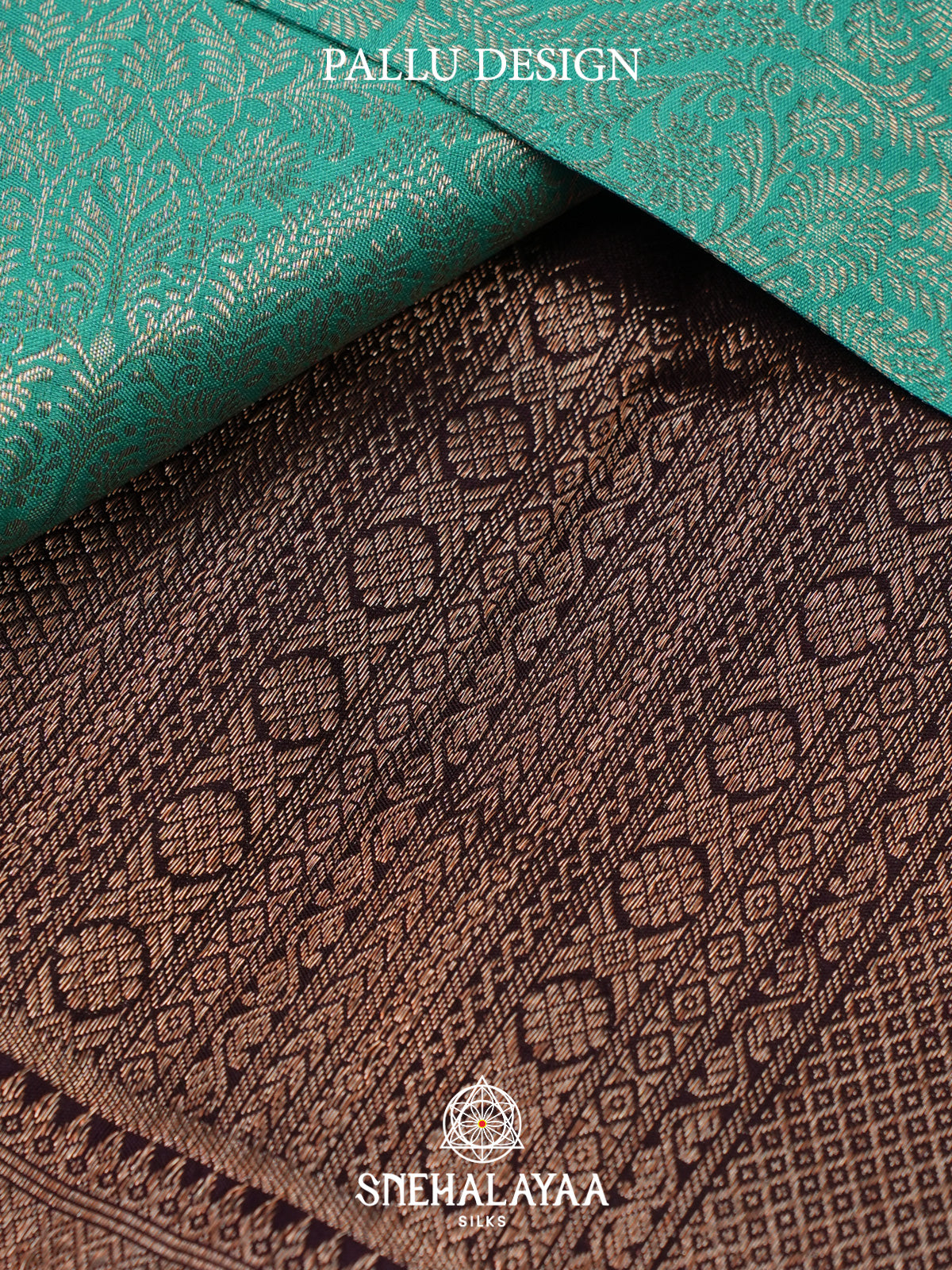 Teal Green Kanjivaram Silk Saree