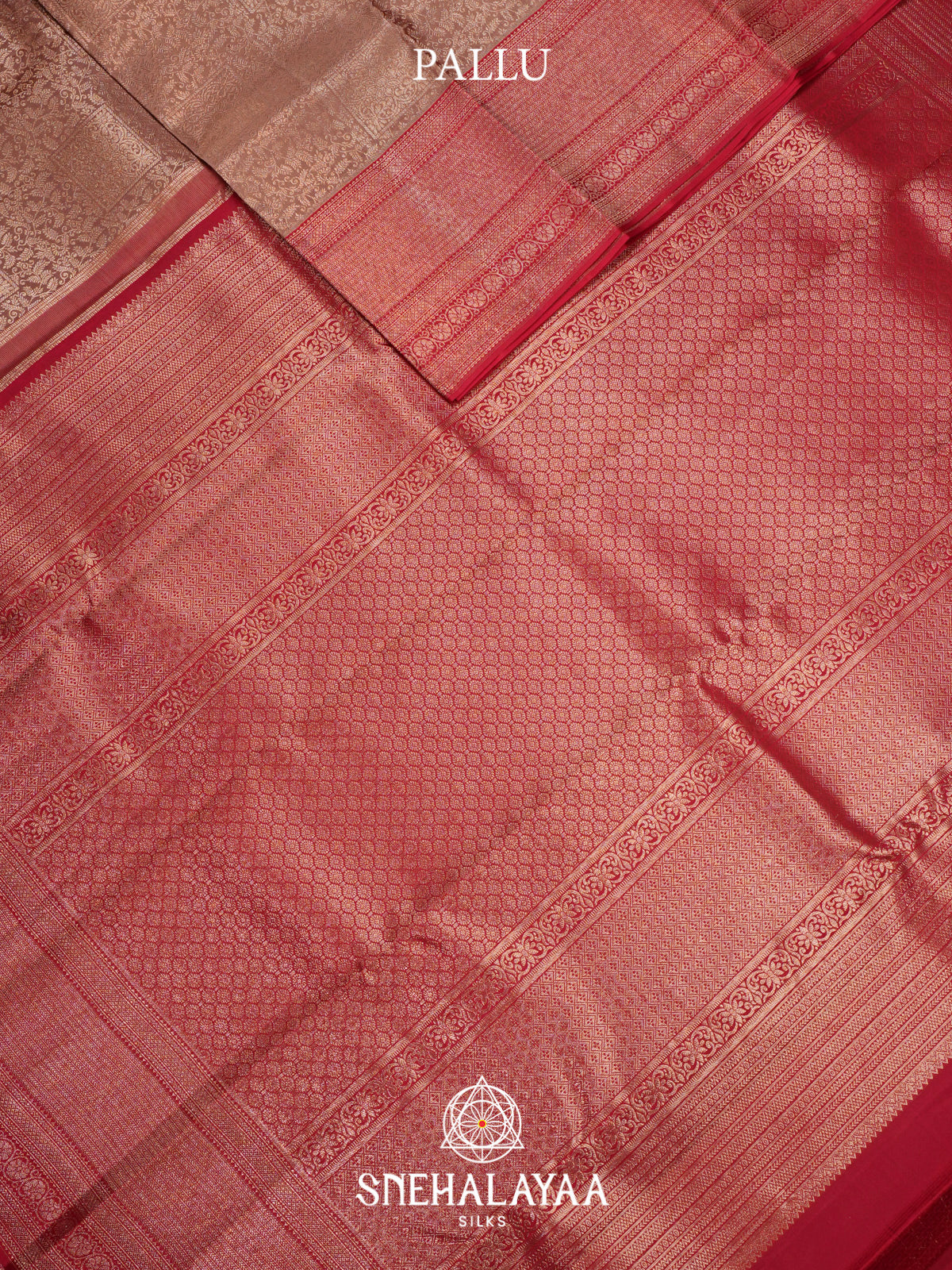 Brown Kanjivaram Silk Saree