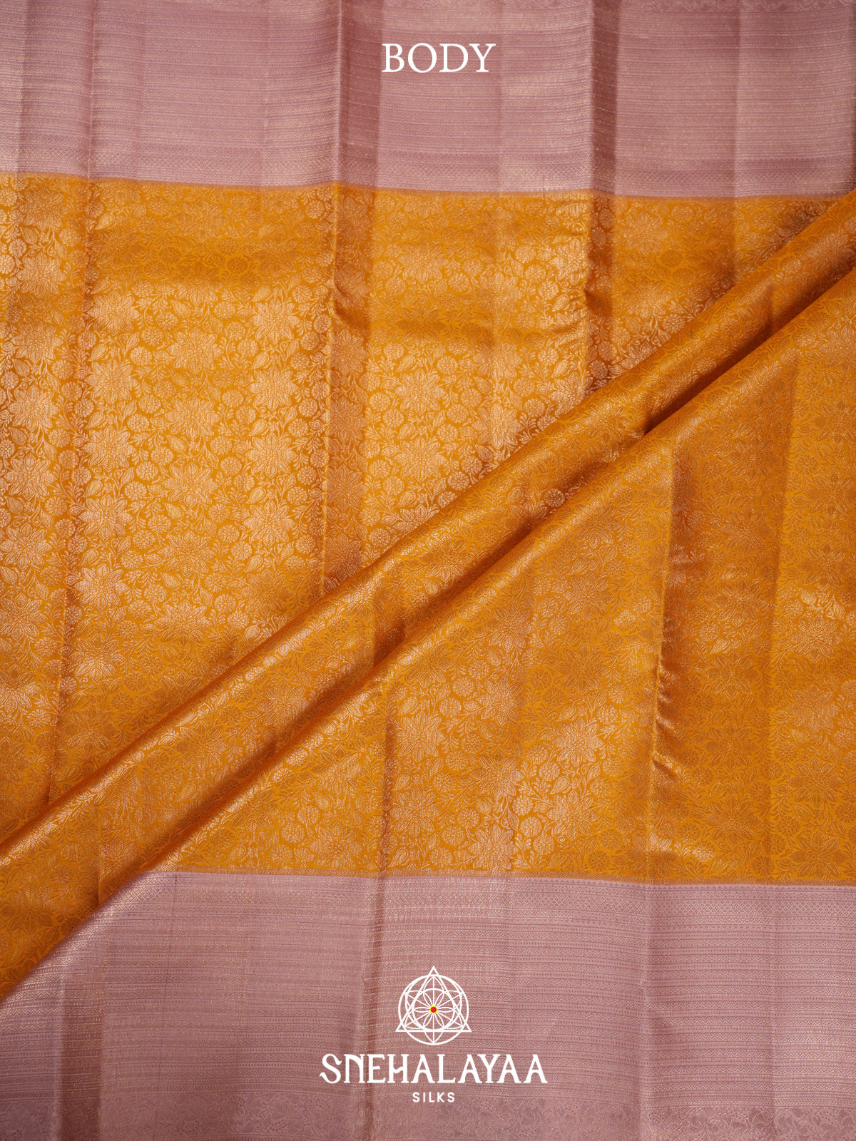 Yellow Kanjivaram Silk Saree