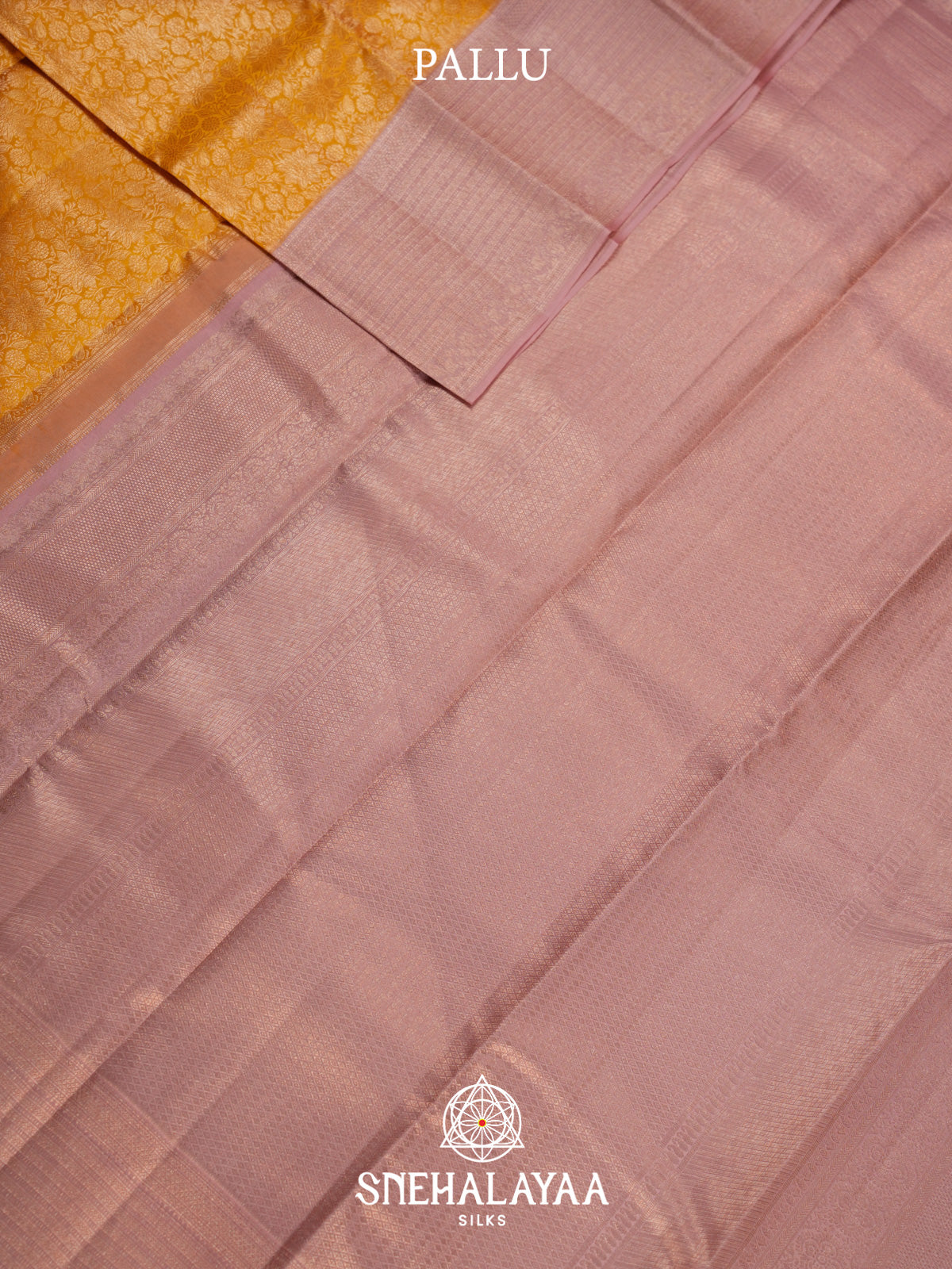 Yellow Kanjivaram Silk Saree