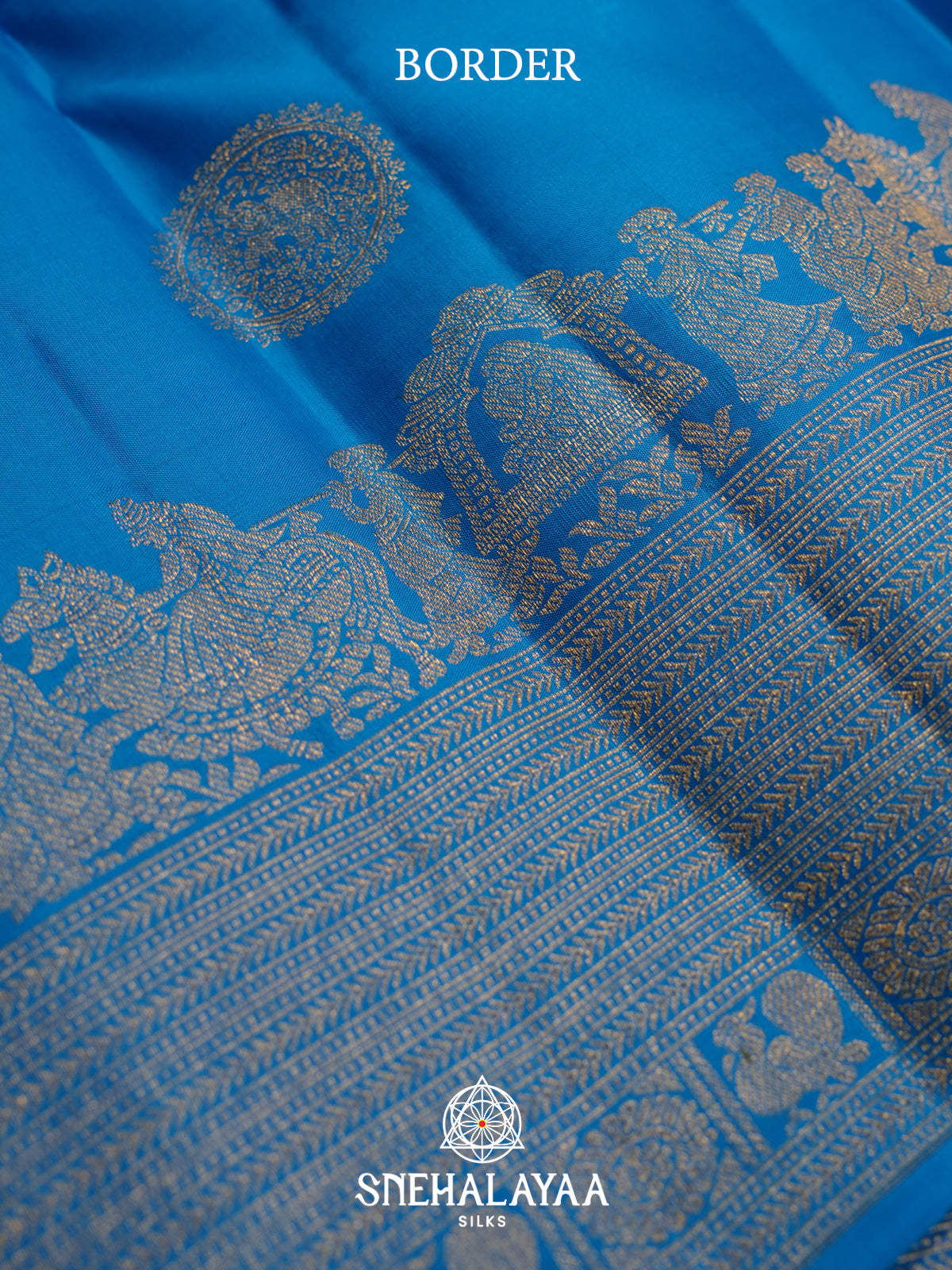 Blue Kanjivaram Silk Saree