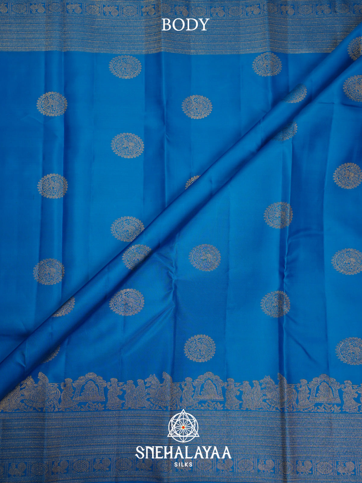 Blue Kanjivaram Silk Saree