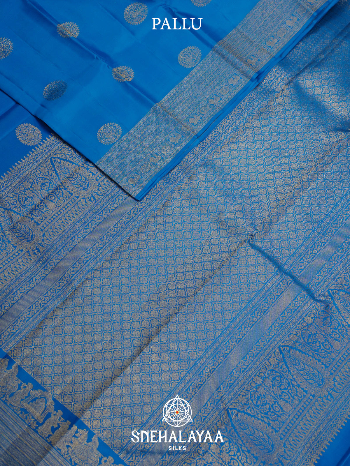 Blue Kanjivaram Silk Saree
