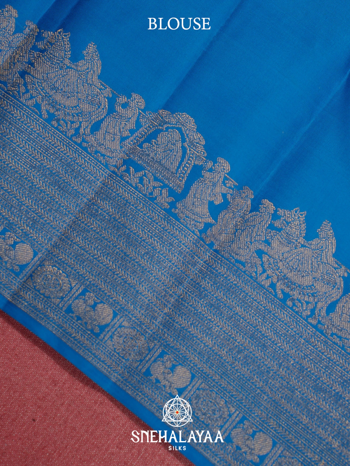 Blue Kanjivaram Silk Saree