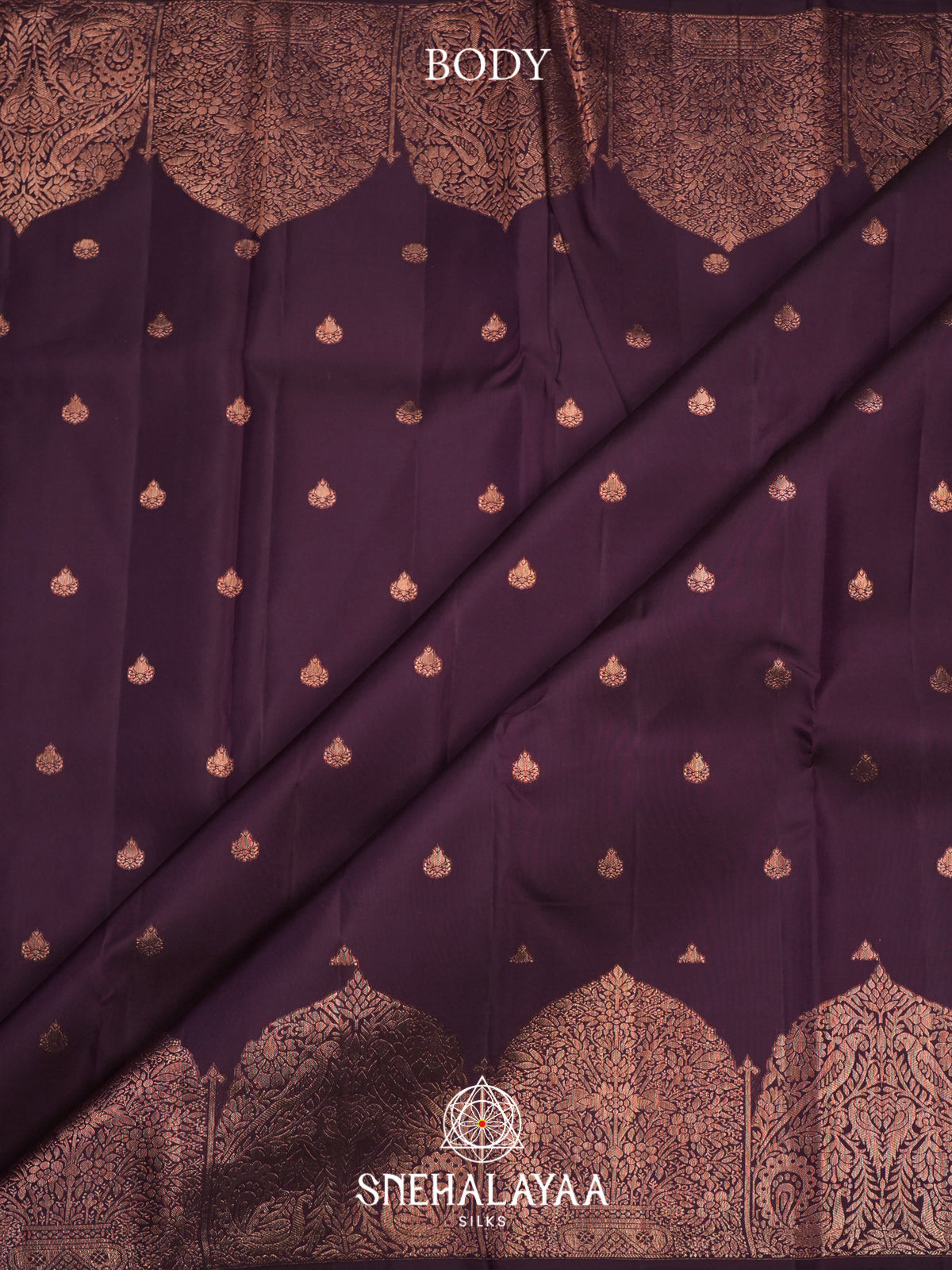 Coffee Brown Kanjivaram Silk Saree