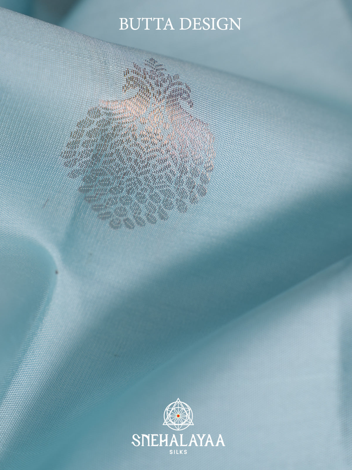 Pale Blue Kanjivaram Silk Saree