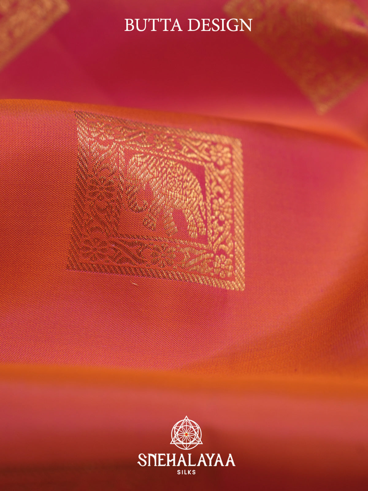 Orange Kanjivaram Silk Saree