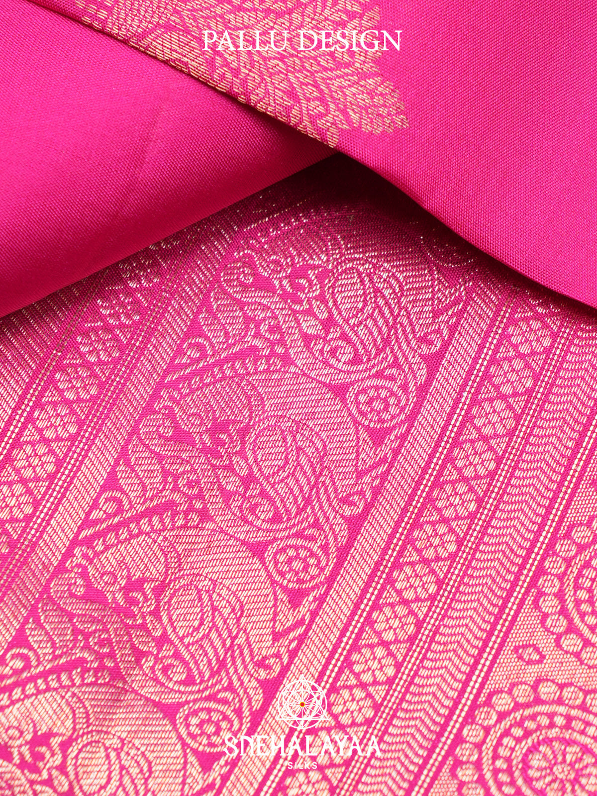 Pink Kanjivaram Silk Saree
