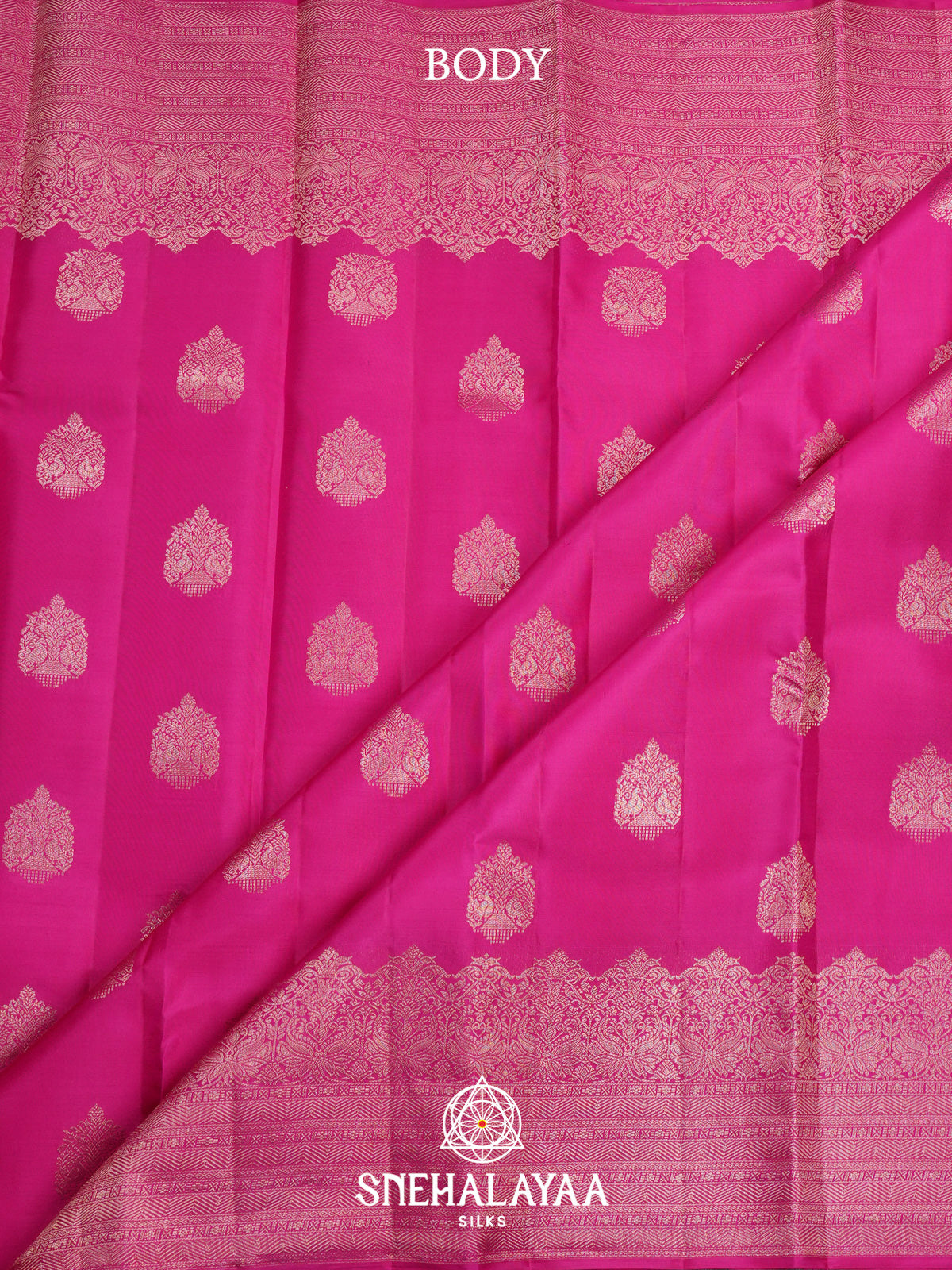 Pink Kanjivaram Silk Saree