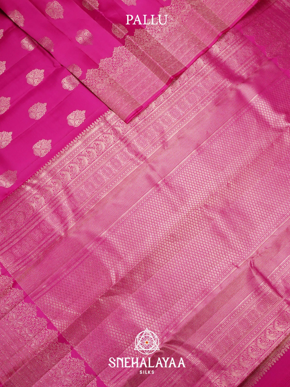 Pink Kanjivaram Silk Saree