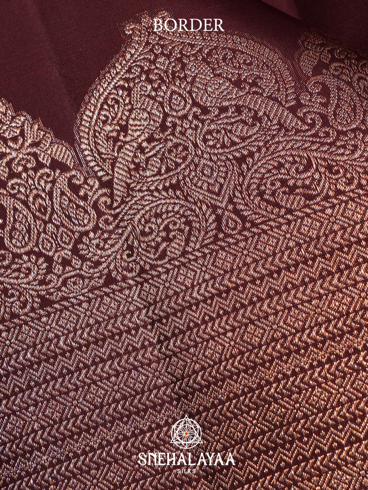 Coffee Brown Kanjivaram Silk Saree