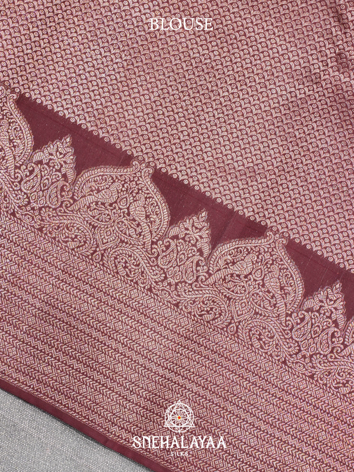 Coffee Brown Kanjivaram Silk Saree