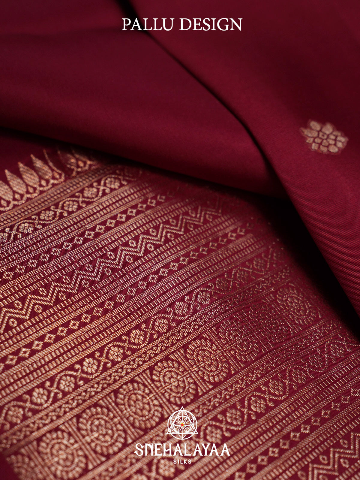 Maroon Kanjivaram Silk Saree