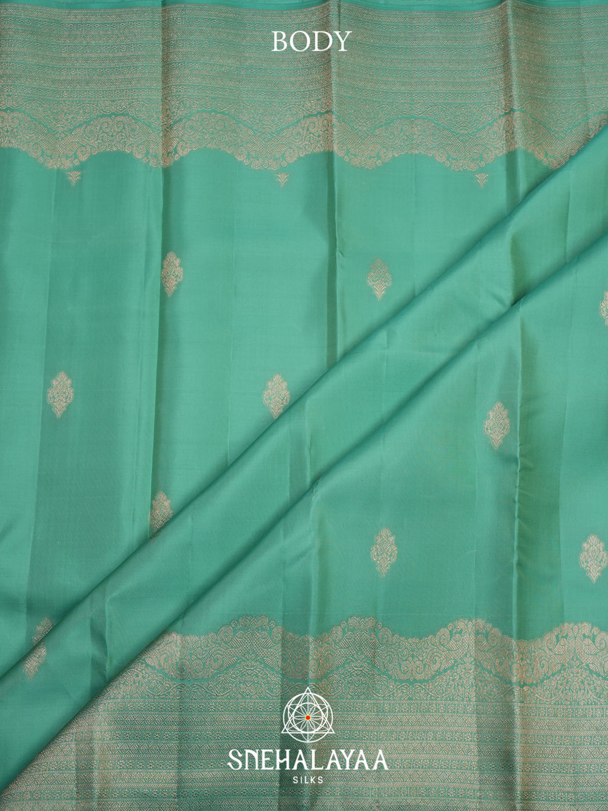 Mint Green Kanjivaram Silk Saree