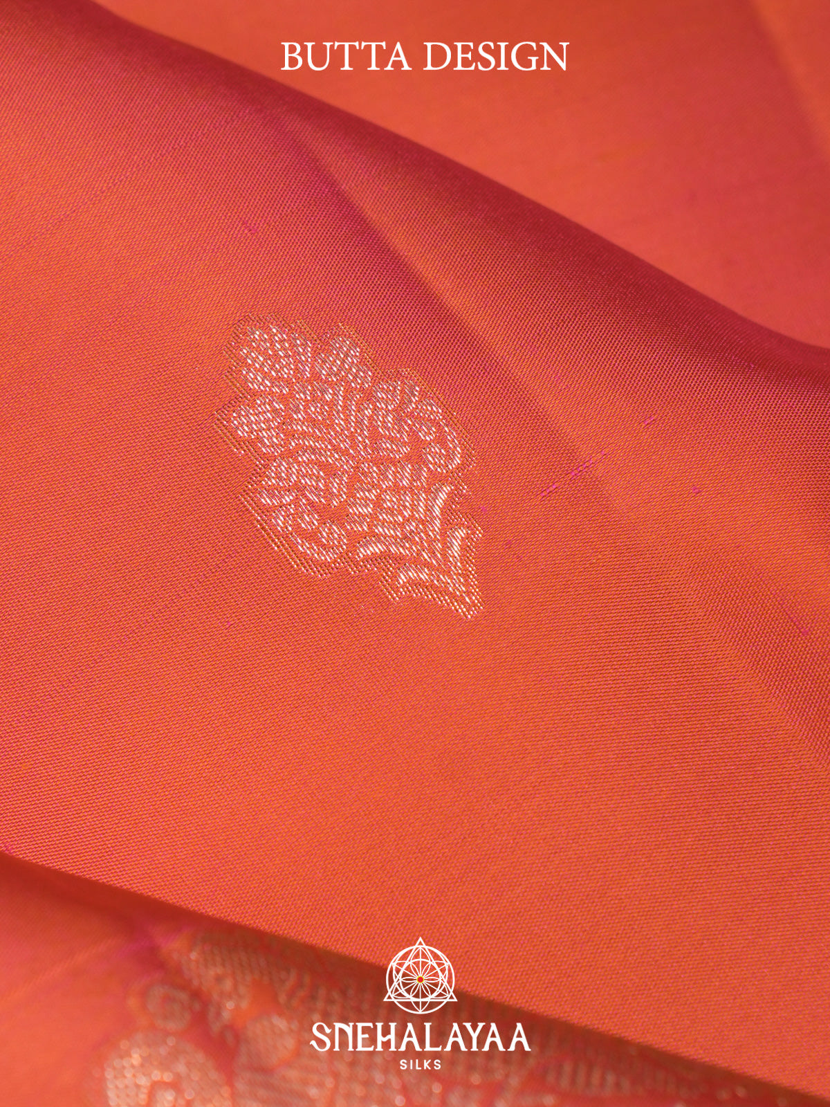 Orange Kanjivaram Silk Saree