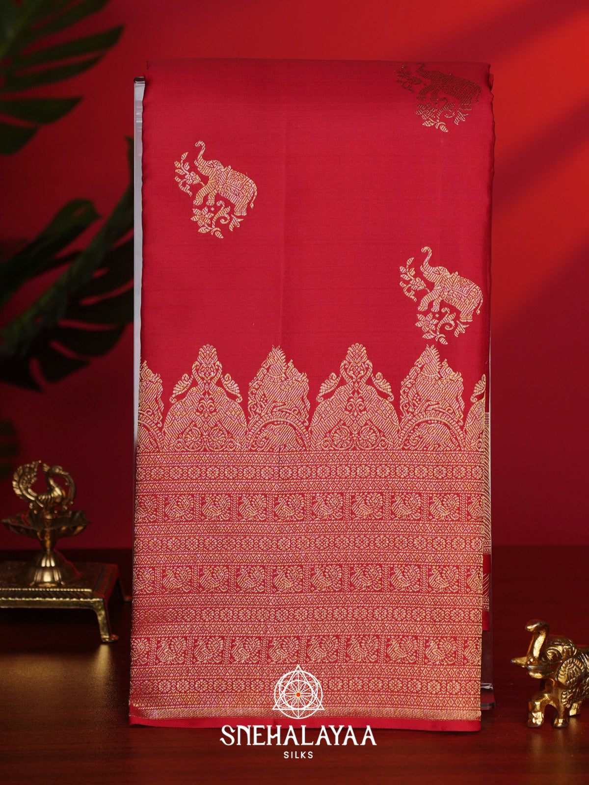 Red Kanjivaram Silk Saree