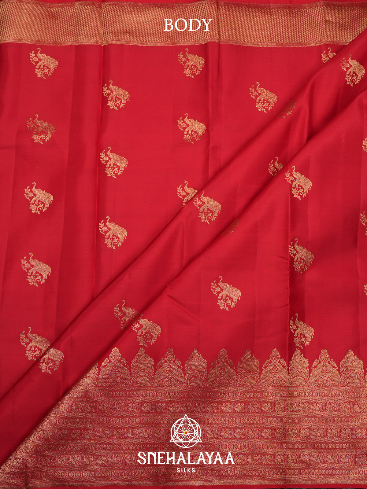 Red Kanjivaram Silk Saree