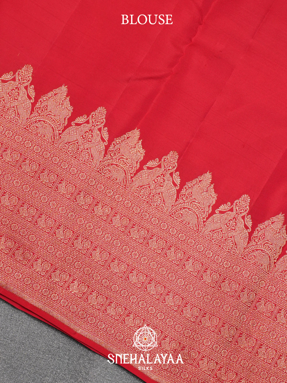 Red Kanjivaram Silk Saree