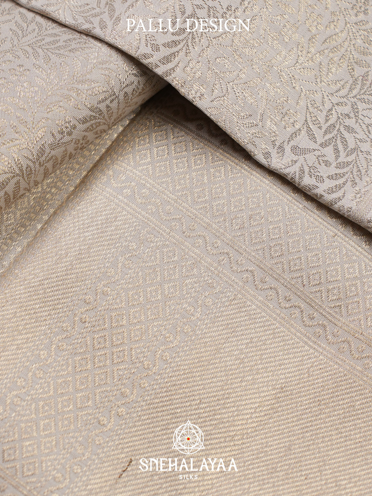 White Kanjivaram Silk Saree