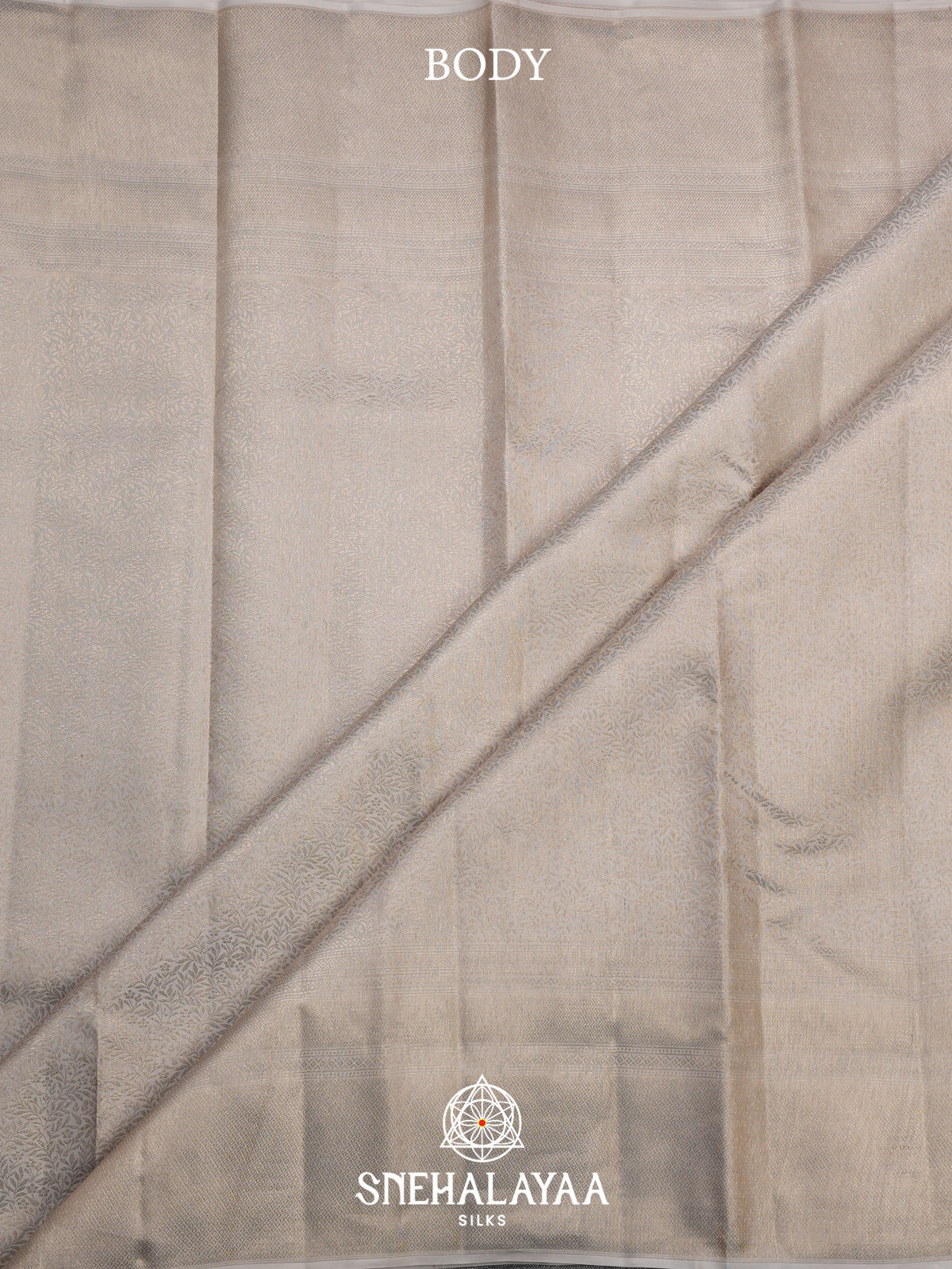 White Kanjivaram Silk Saree