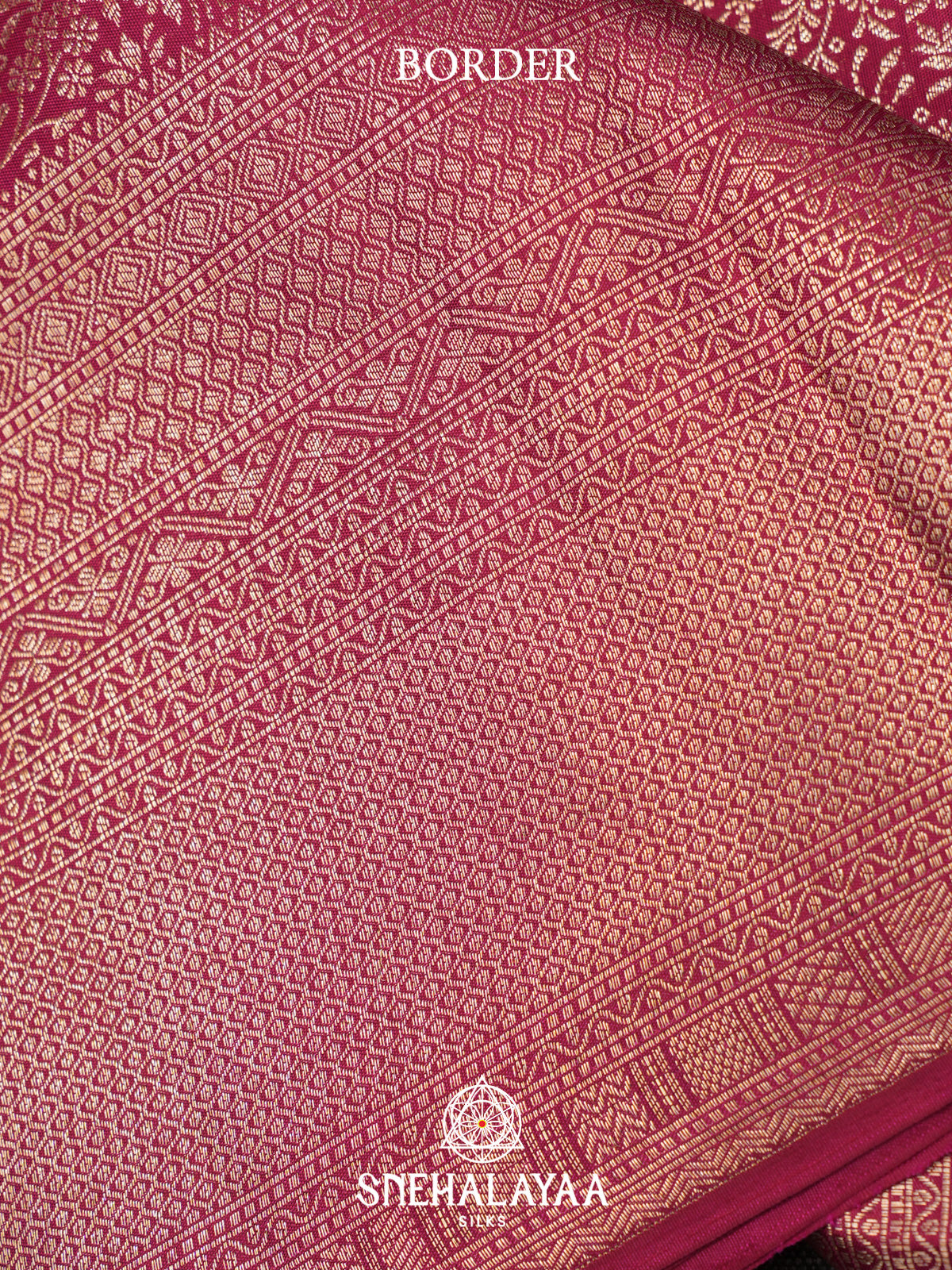 Ruby Red Kanjivaram Silk Saree