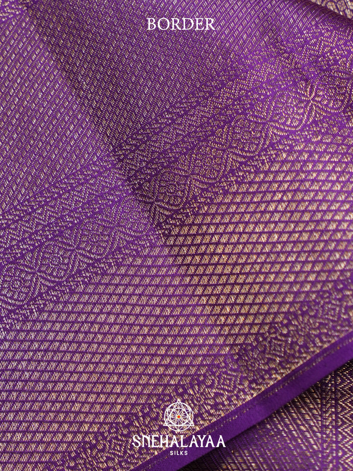 Purple Kanjivaram Silk Saree