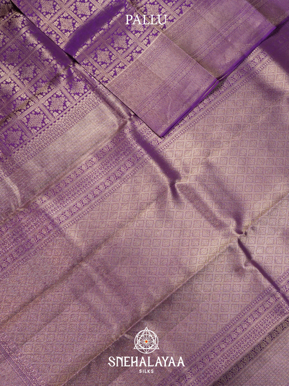 Purple Kanjivaram Silk Saree