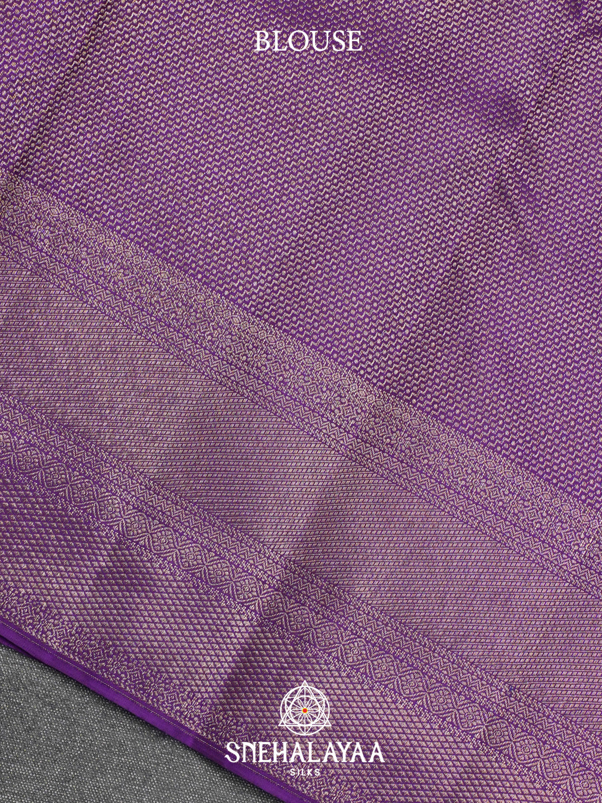 Purple Kanjivaram Silk Saree