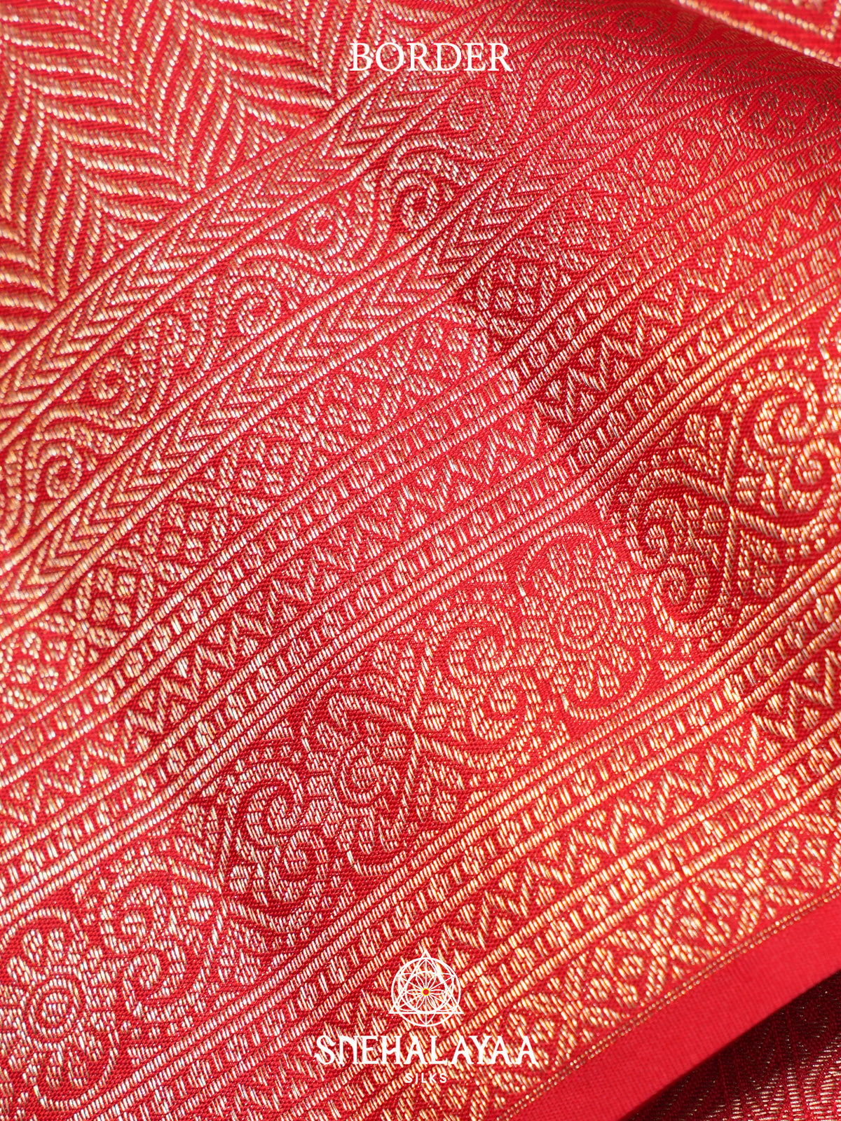 Orange Kanjivaram Silk Saree
