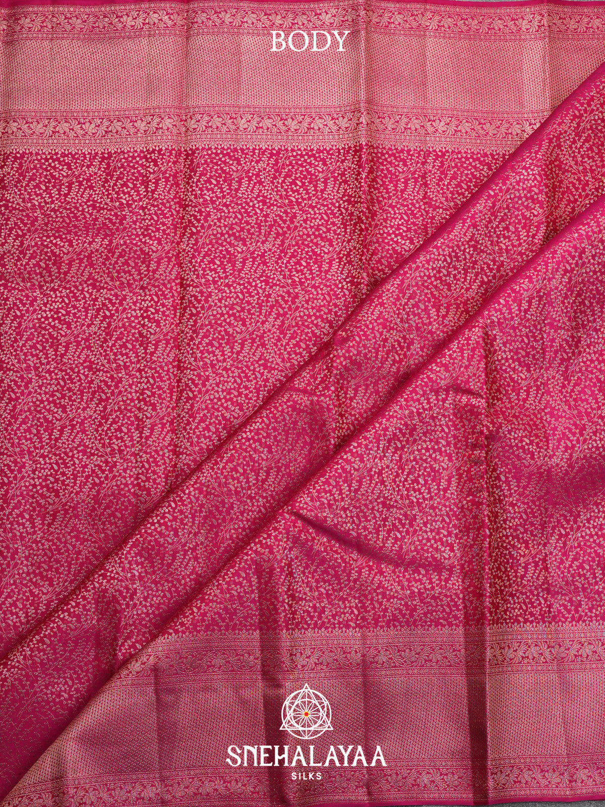 Pink Kanjivaram Silk Saree