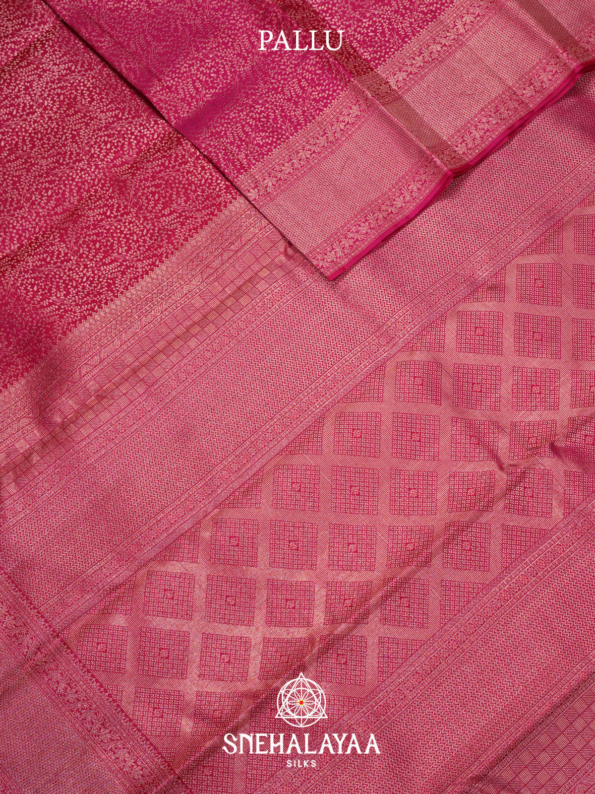 Pink Kanjivaram Silk Saree