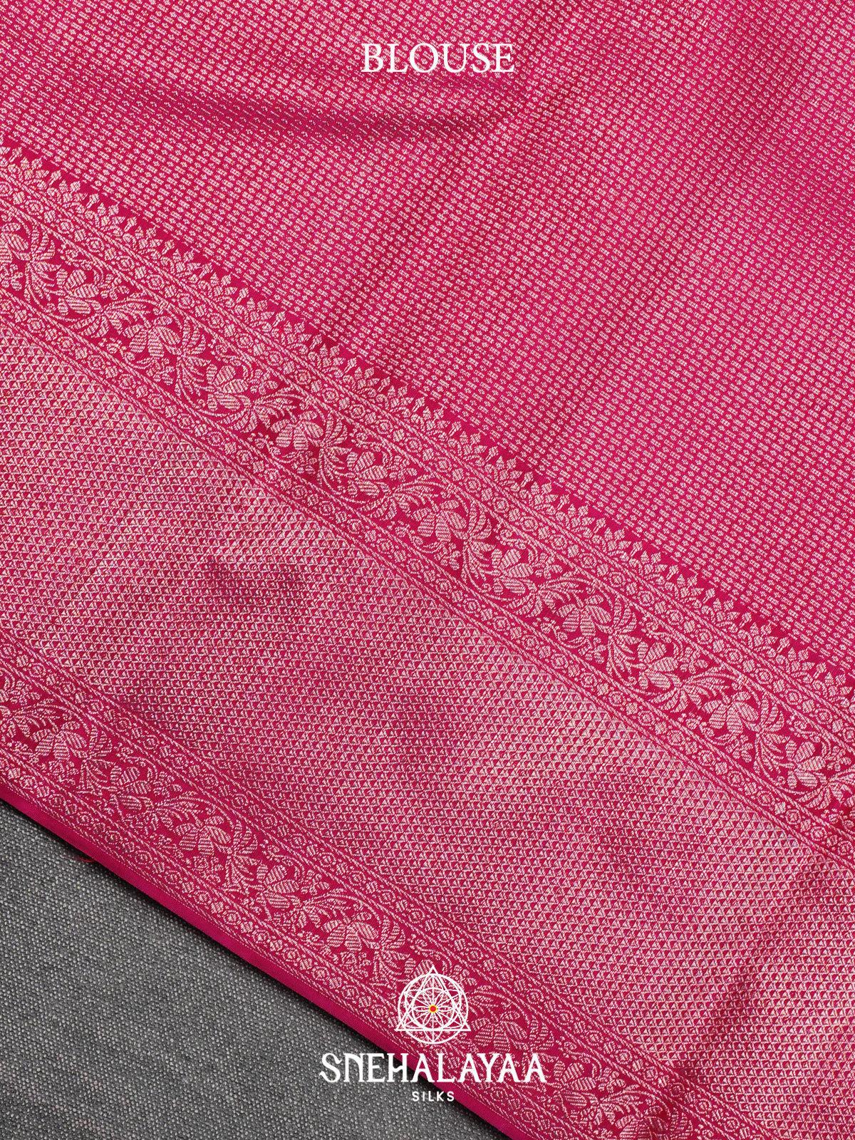 Pink Kanjivaram Silk Saree