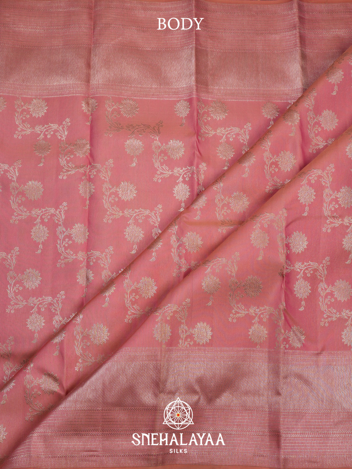 Mauve Pink Kanjivaram Silk Saree