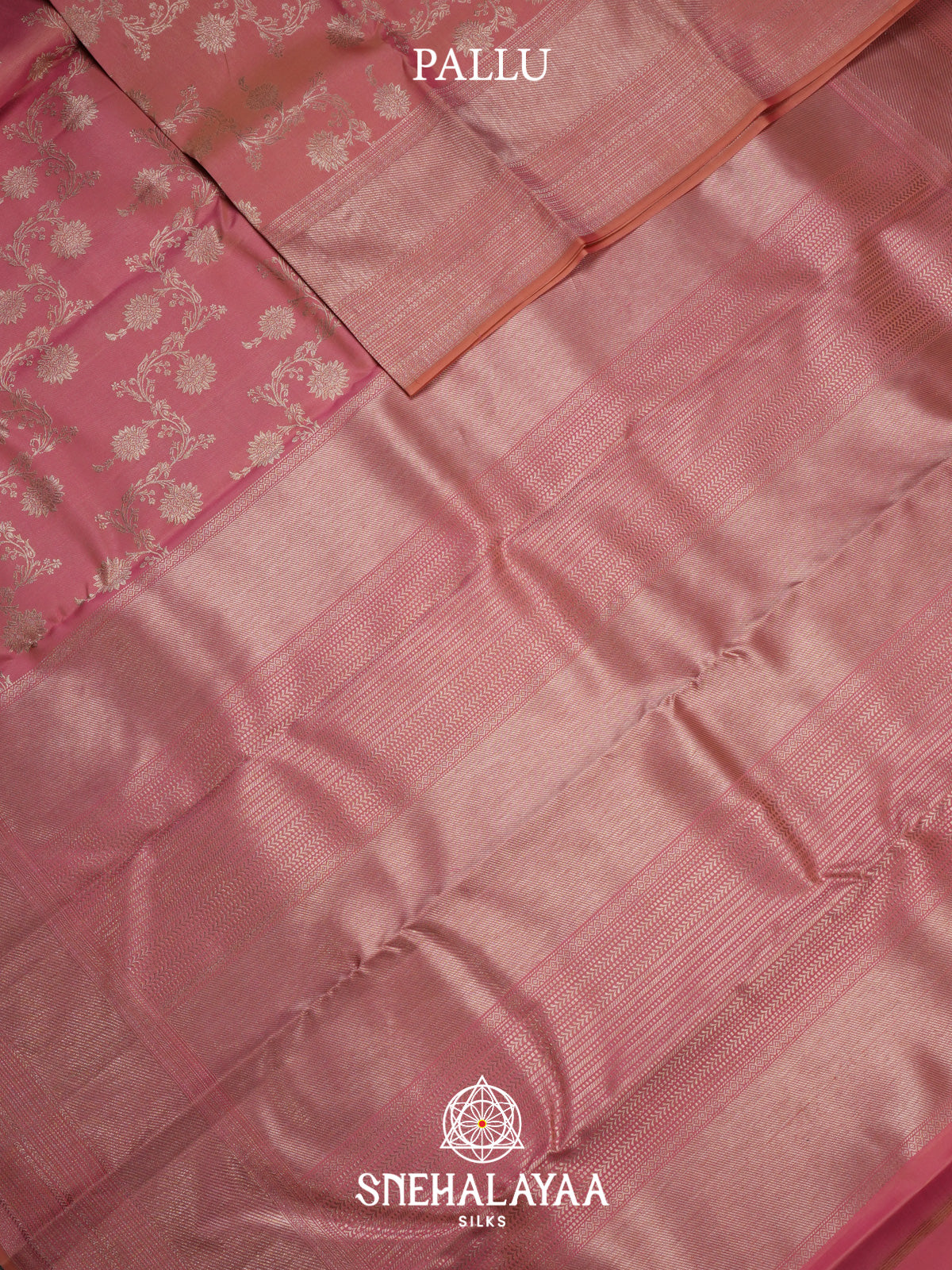 Mauve Pink Kanjivaram Silk Saree