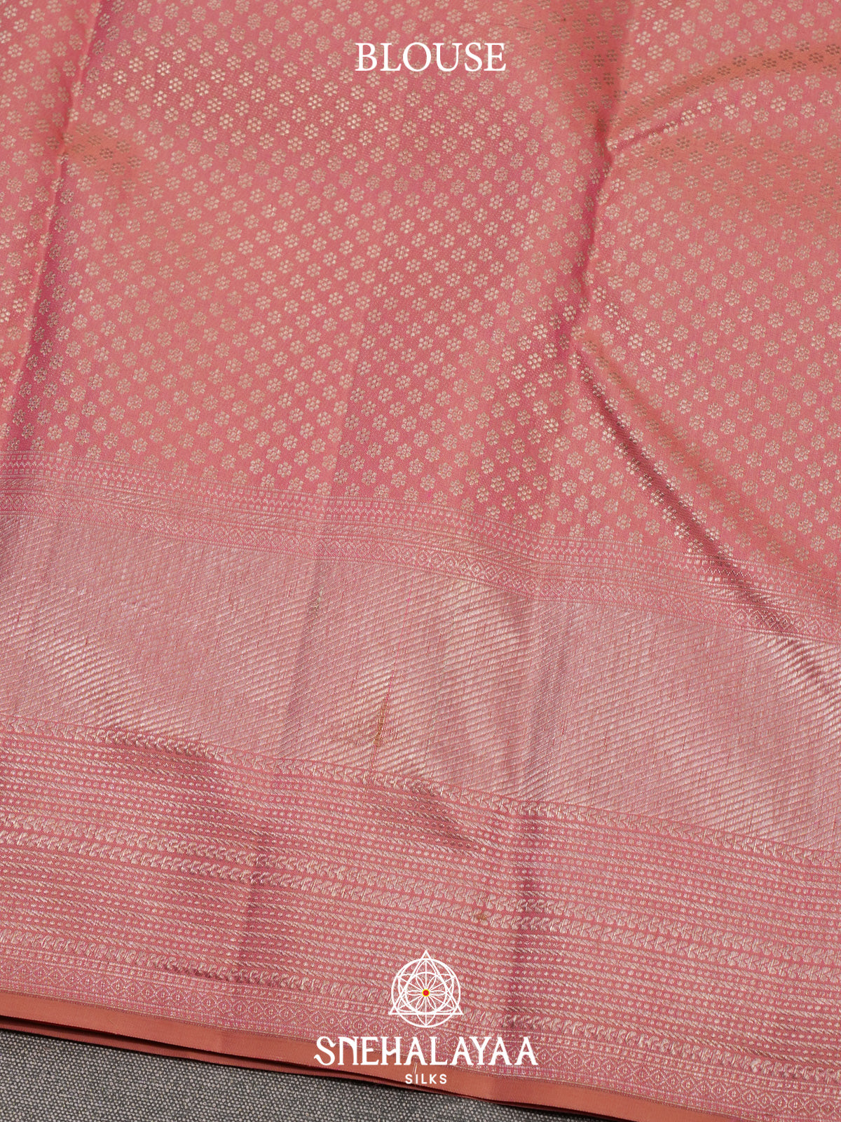 Mauve Pink Kanjivaram Silk Saree