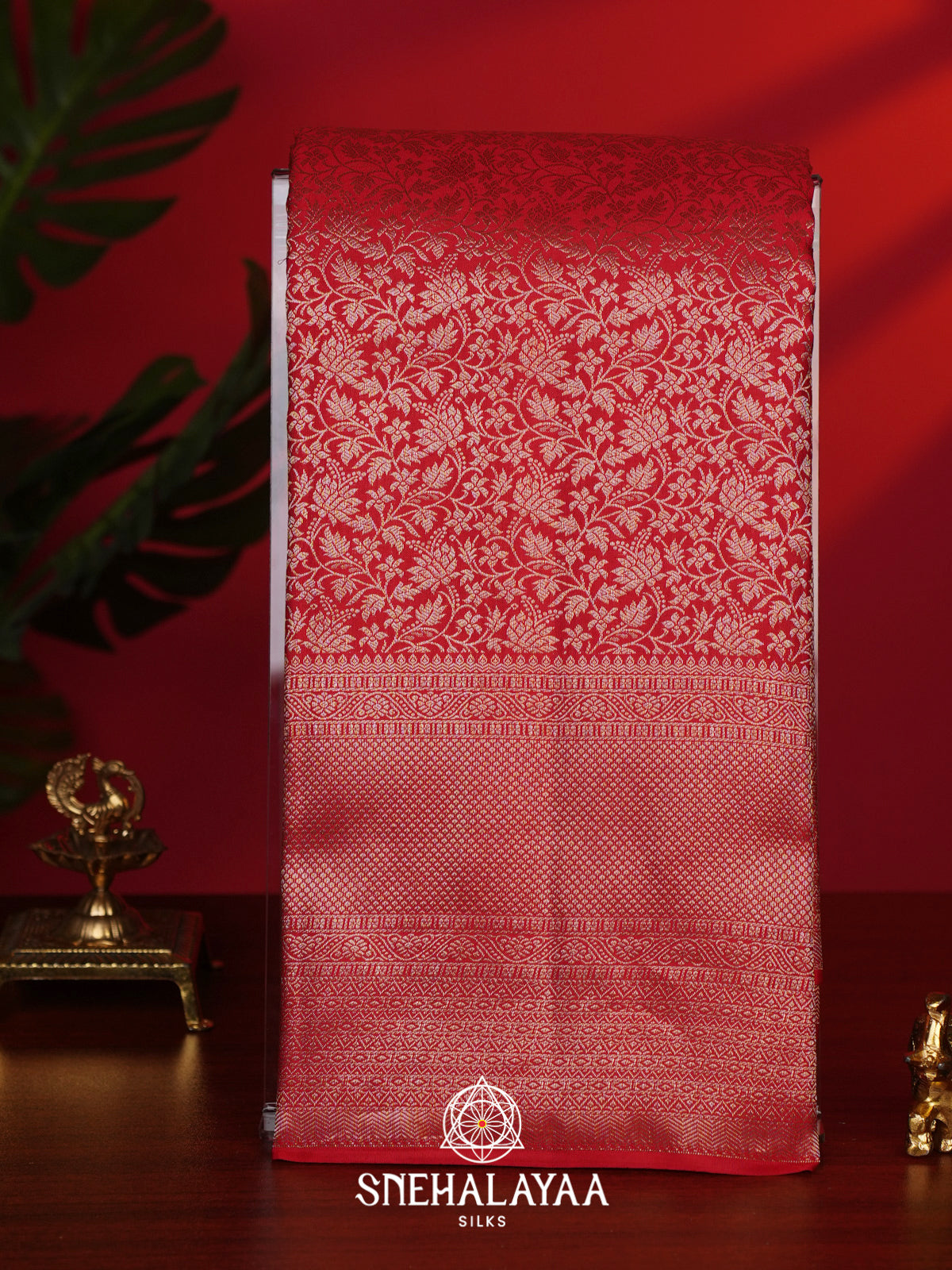 Red Kanjivaram Silk Saree