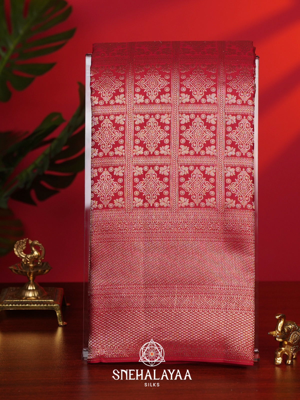 Red Kanjivaram Silk Saree