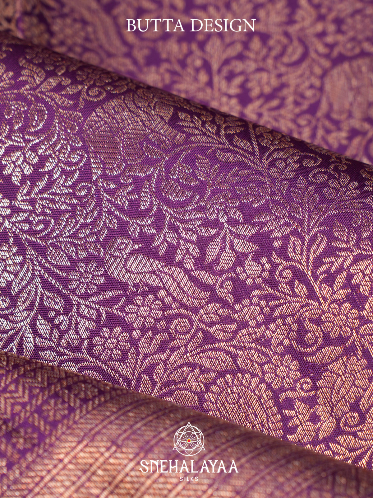 Purple Kanjivaram Silk Saree