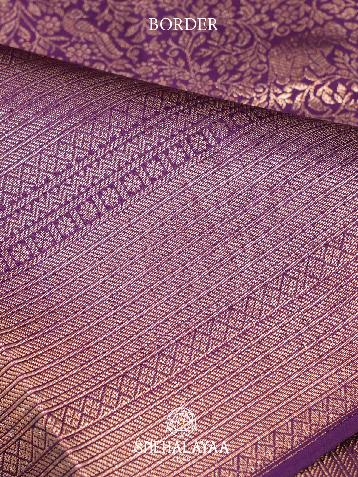 Purple Kanjivaram Silk Saree