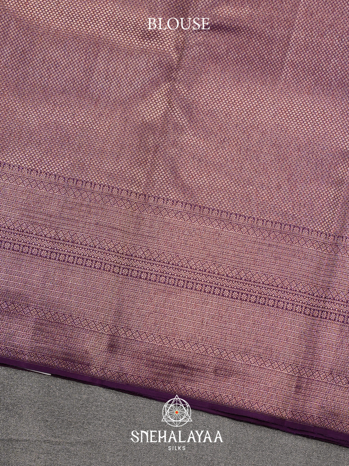 Purple Kanjivaram Silk Saree