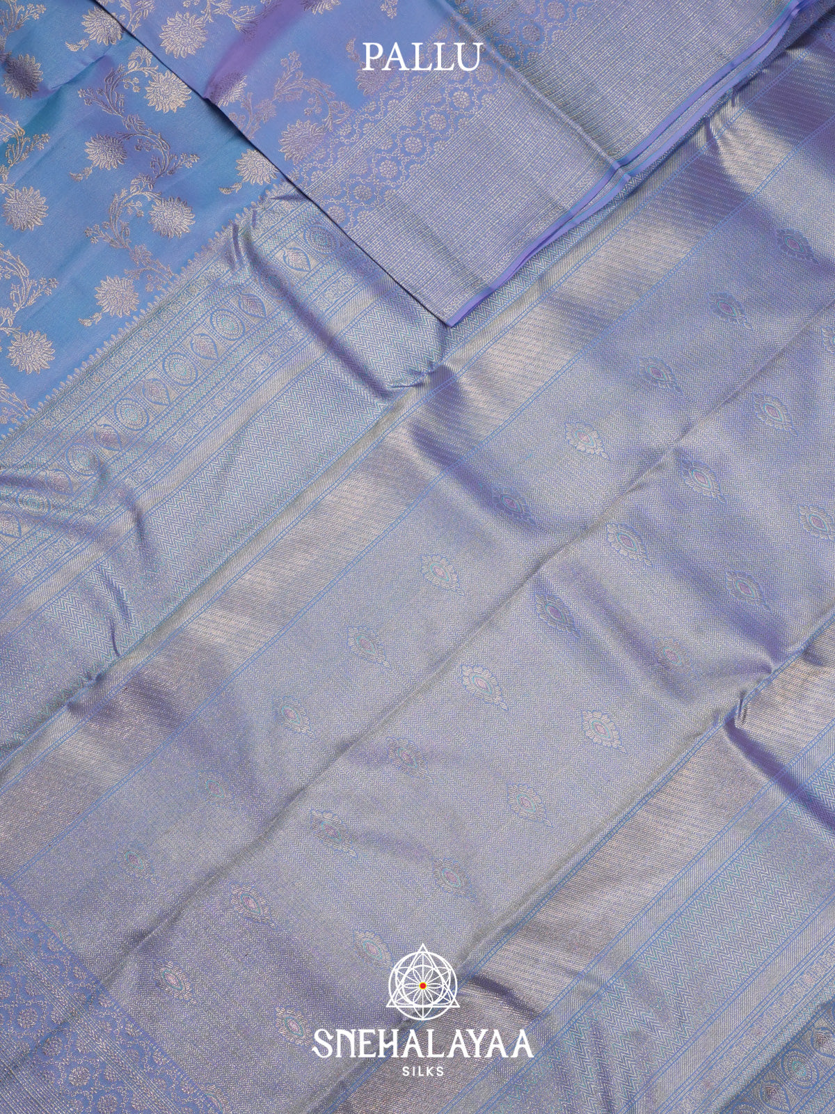 Pale Orchid Kanjivaram Silk Saree