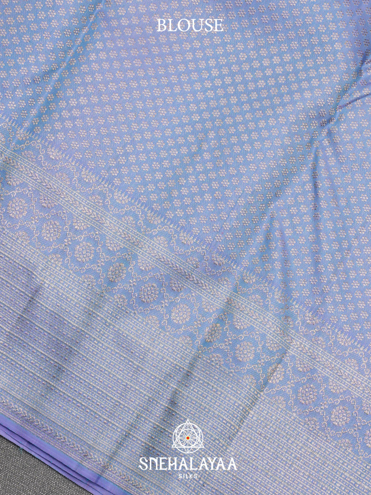 Pale Orchid Kanjivaram Silk Saree