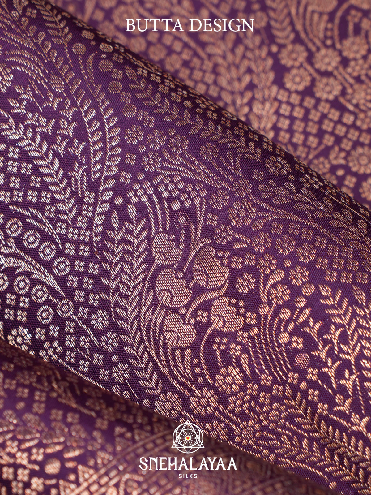 Magenta Purple Kanjivaram Silk Saree