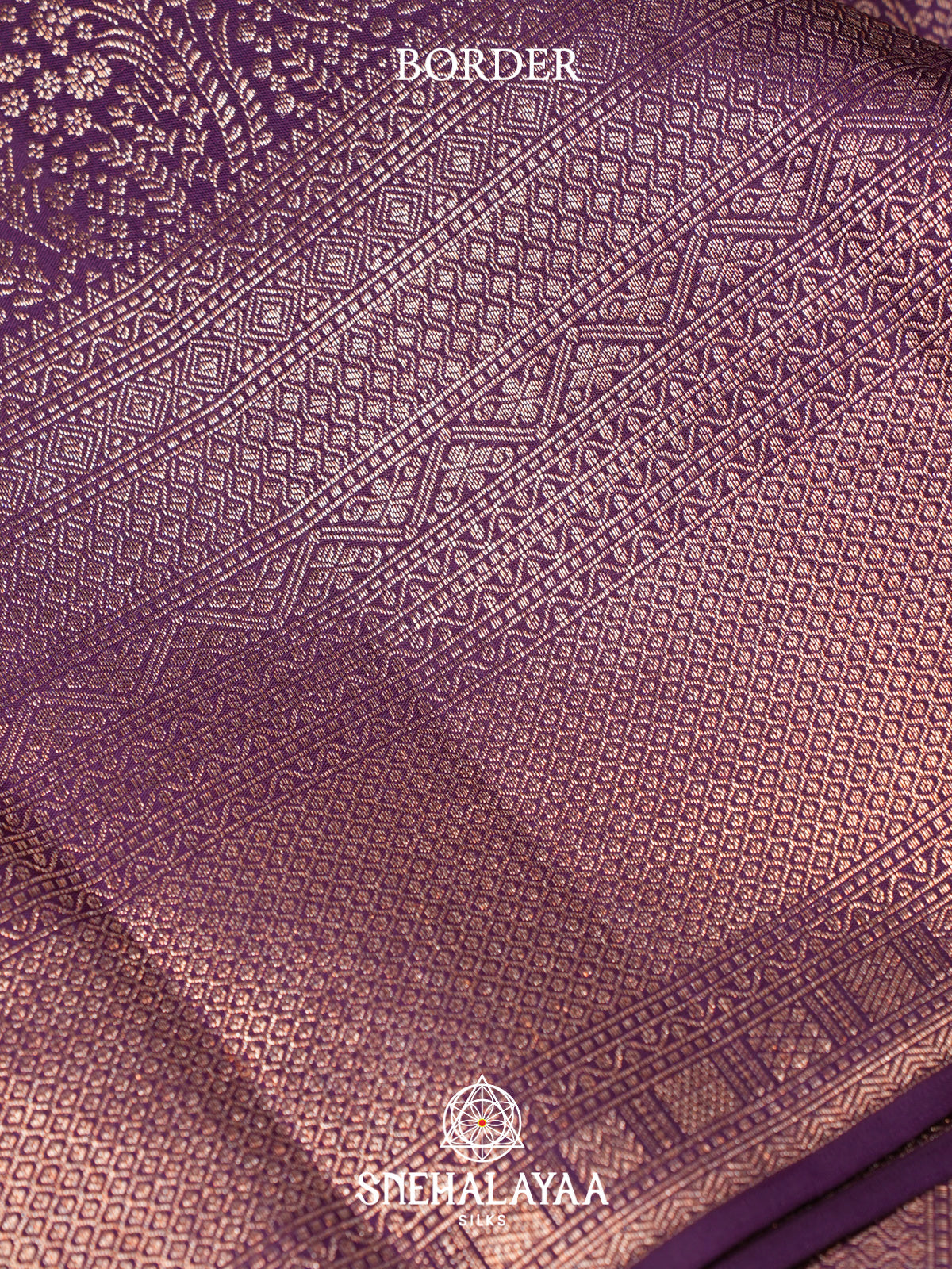 Magenta Purple Kanjivaram Silk Saree