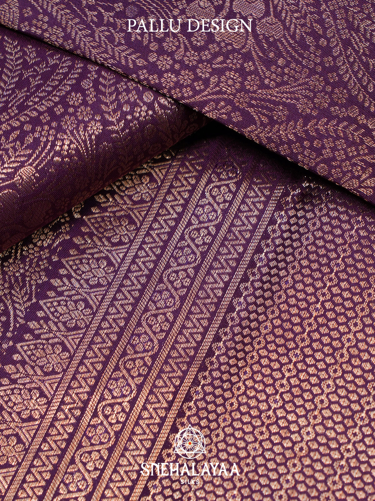 Magenta Purple Kanjivaram Silk Saree
