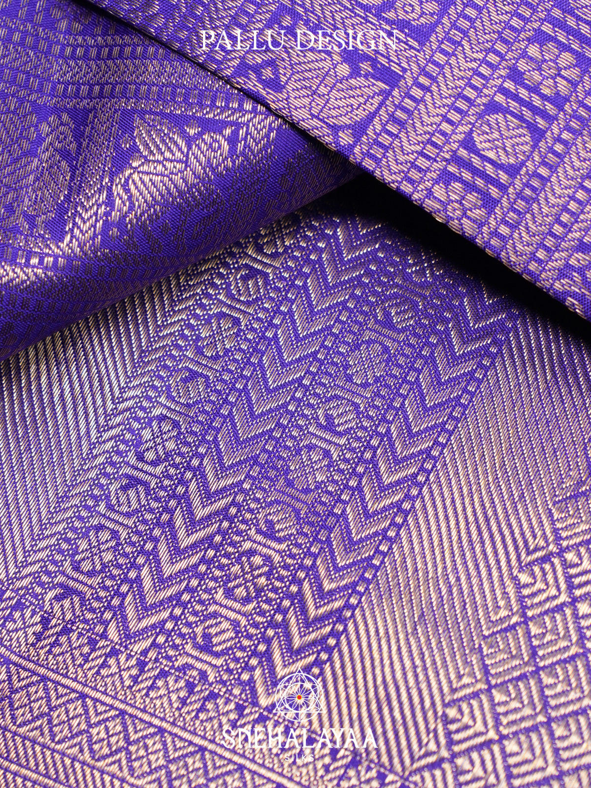Purple Kanjivaram Silk Saree