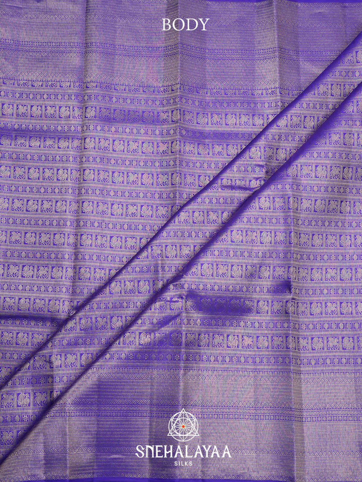 Purple Kanjivaram Silk Saree