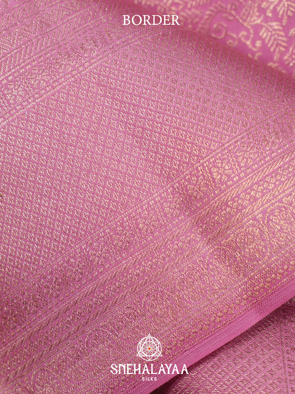 Baby Pink Kanjivaram Silk Saree