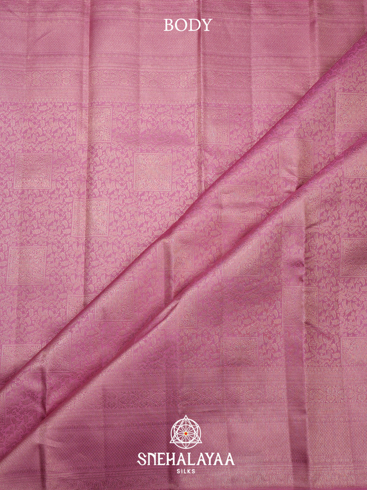 Baby Pink Kanjivaram Silk Saree